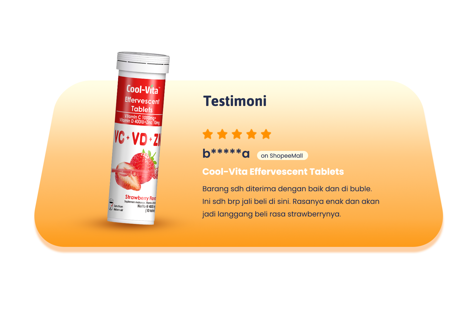 Testimoni Effervescent